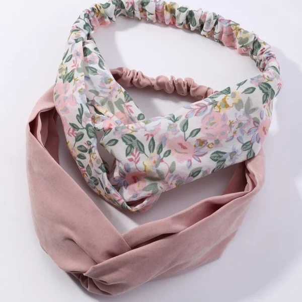 Ensemble de bandeau croisé imprimé  pour femmes