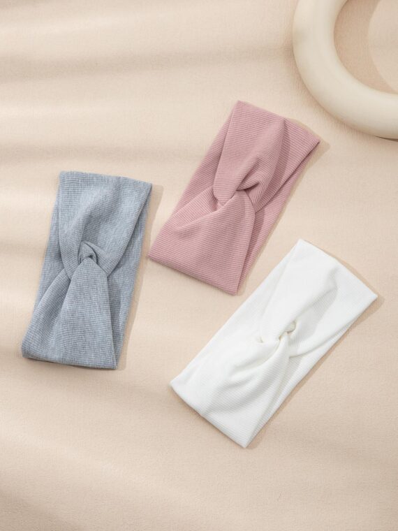 Bandeau à détails torsadés, décontracté, salle de sport