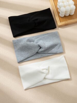 Bandeau à détails torsadés, décontracté, salle de sport