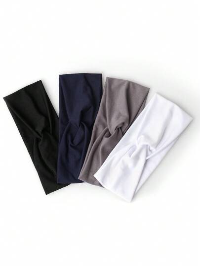 Bandeaux élastiques croisés de couleur