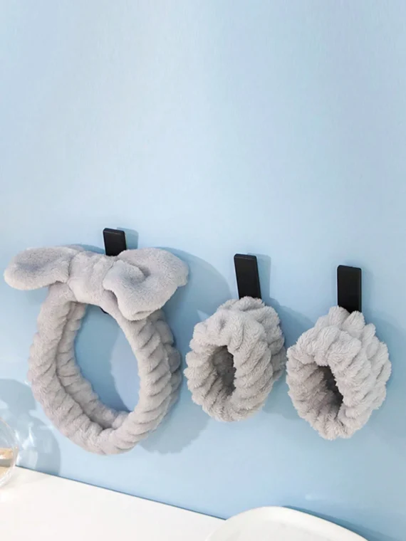 Bandeau doux et moelleux avec nœud pour le maquillage