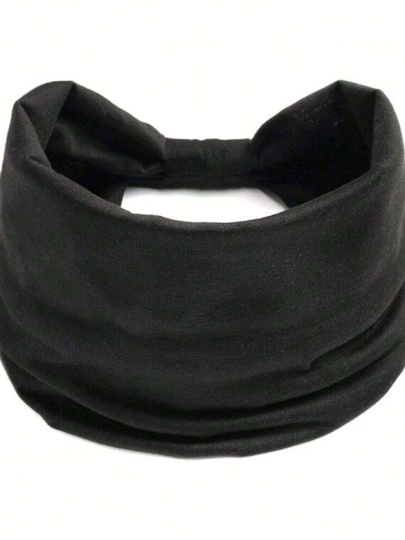 Serre-tête large en bandeau élastique pour la sueur pour femmes