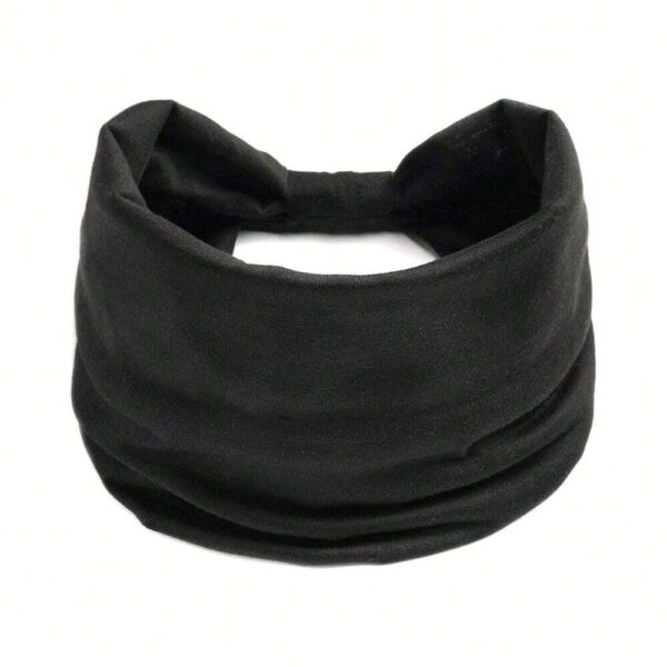 Serre-tête large en bandeau élastique pour la sueur pour femmes