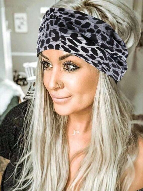 Nouvelle bande de cheveux élastique style bohème motif