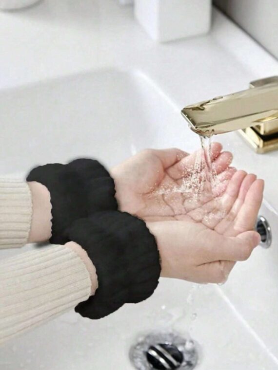Ensemble de 3 bandeaux de bain solides et d\"un bracelet de bain