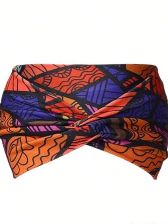 Bandeau de sport bohème large de style européen et américain pour femmes