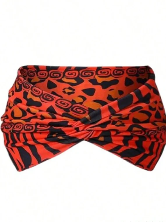 Bandeau de sport bohème large de style européen et américain pour femmes
