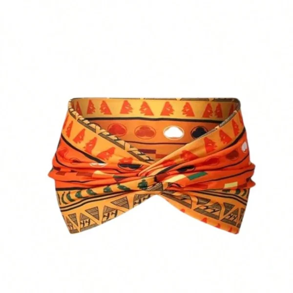 Bandeau de sport bohème large de style européen et américain pour femmes