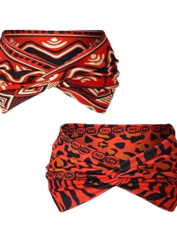 Bandeau de sport bohème large de style européen et américain pour femmes