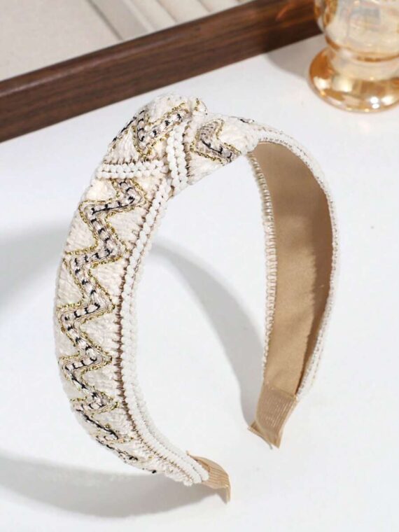 Bandeau élégant à large bord pour femme