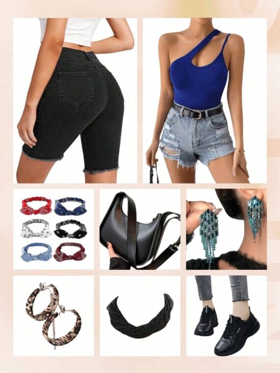 Boho 1 pièce Bandeau pour femme doux de couleur unie imprimé avec un design vintage de nœud croisé