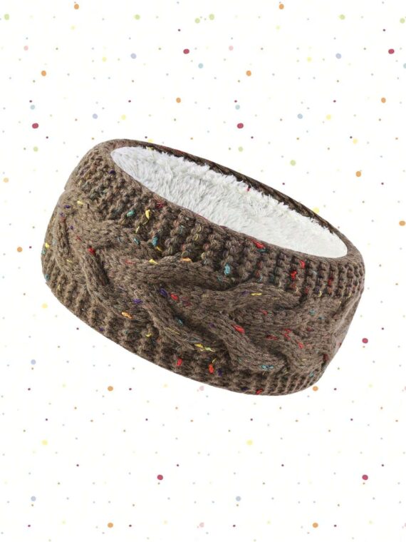 Bandeau tricoté tourbillonnant confettis nouvelle collection automne/hiver pour femmes