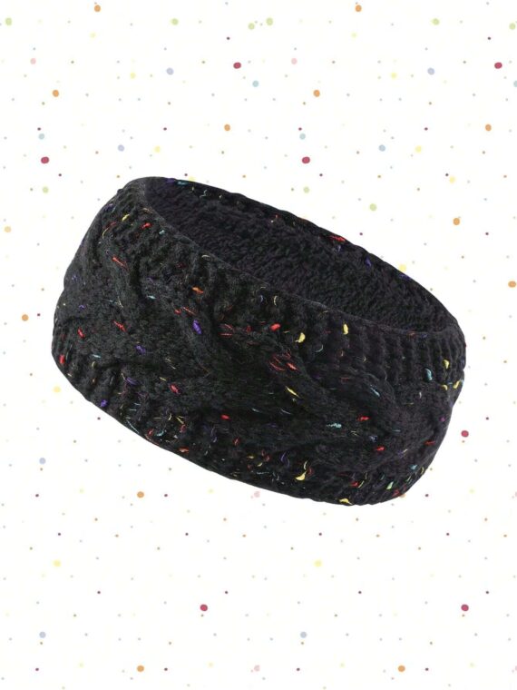 Bandeau tricoté tourbillonnant confettis nouvelle collection automne/hiver pour femmes