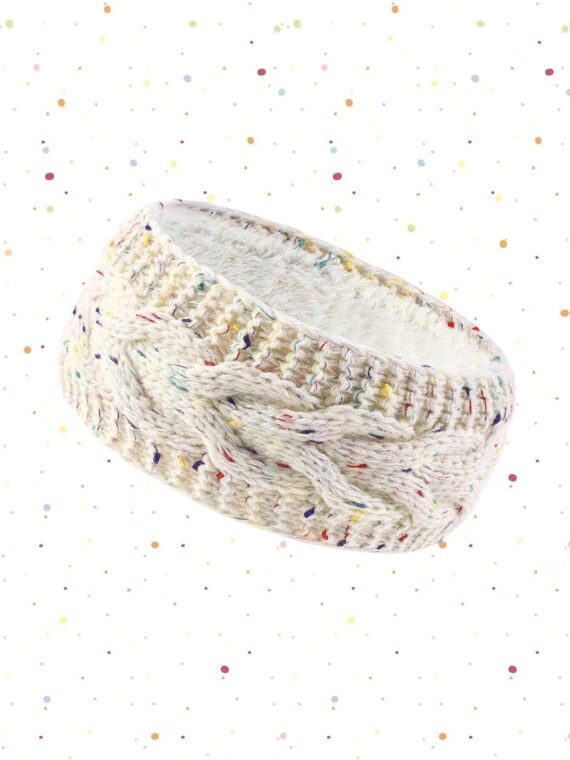 Bandeau tricoté tourbillonnant confettis nouvelle collection automne/hiver pour femmes