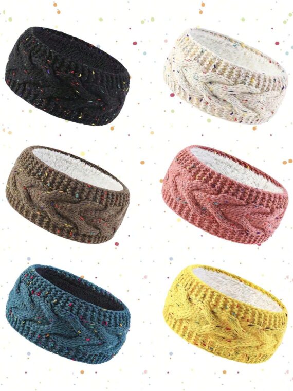 Bandeau tricoté tourbillonnant confettis nouvelle collection automne/hiver pour femmes