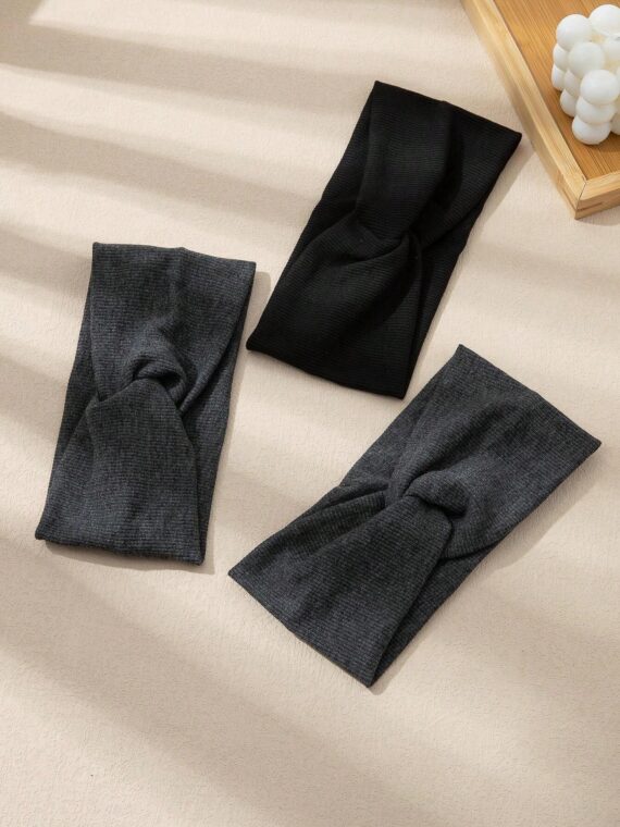 Bandeau à détails torsadés, décontracté, salle de sport