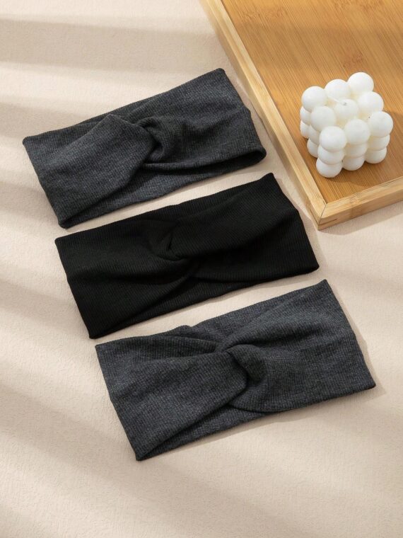 Bandeau à détails torsadés, décontracté, salle de sport