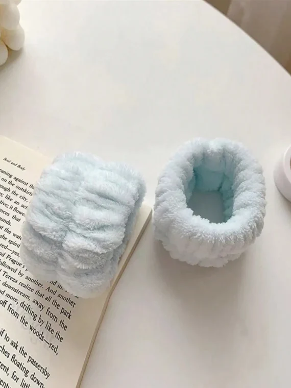 Bandeau doux et moelleux avec nœud pour le maquillage