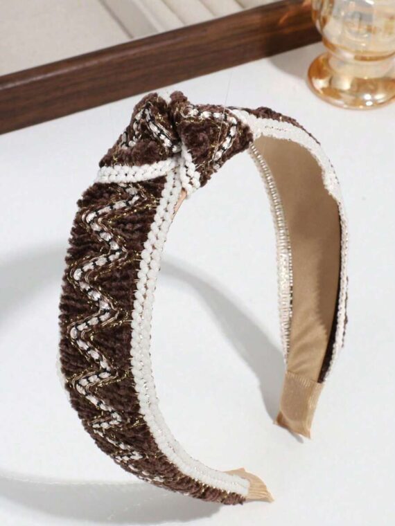 Bandeau élégant à large bord pour femme