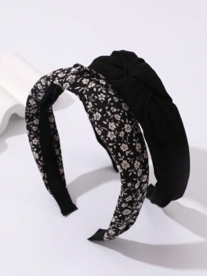 Serre-tête minimaliste à motif floral pour femmes