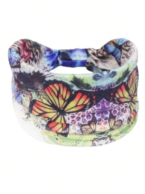 1 pièce Bandeau de sport imprimé, Serre-tête de yoga pour femmes