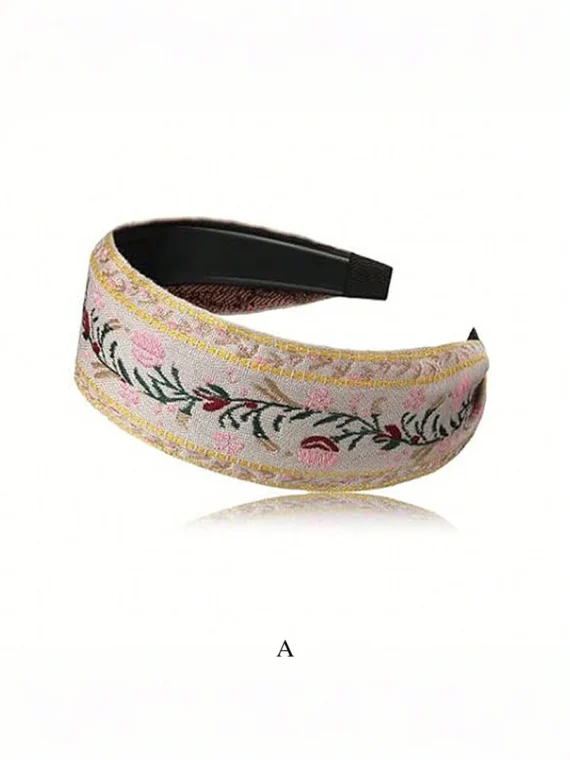 Bandeau de style bohème brodé