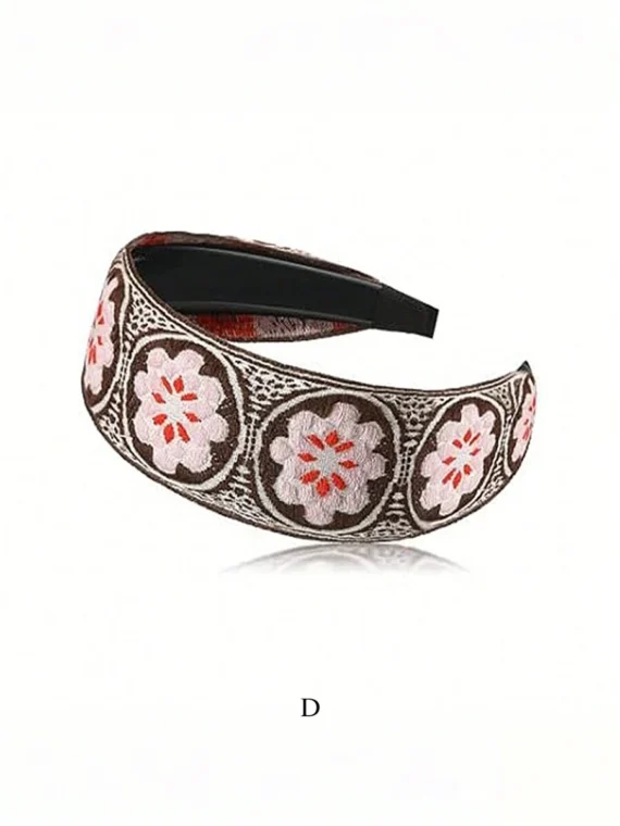 Bandeau de style bohème brodé
