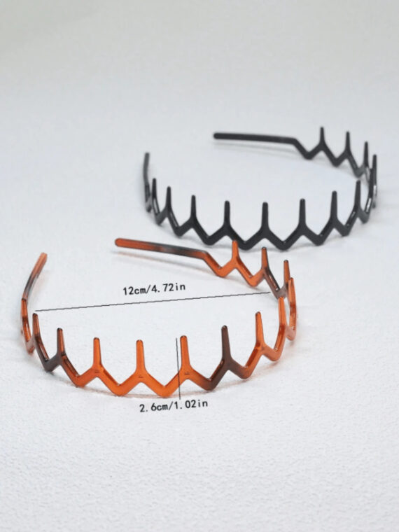 Bandeau à dents ondulées simple et tendance