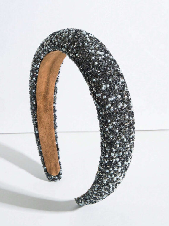 Bandeau tendance pour femme avec fausses perles