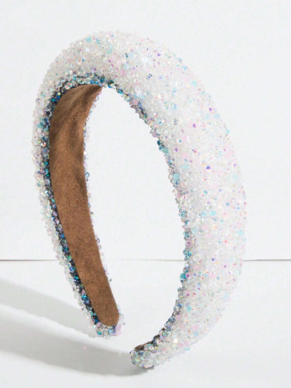 Bandeau tendance pour femme avec fausses perles
