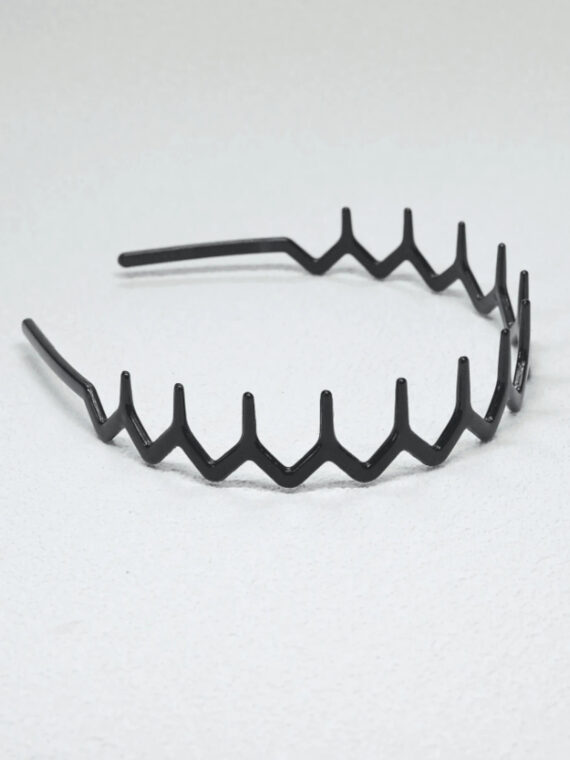 Bandeau à dents ondulées simple et tendance