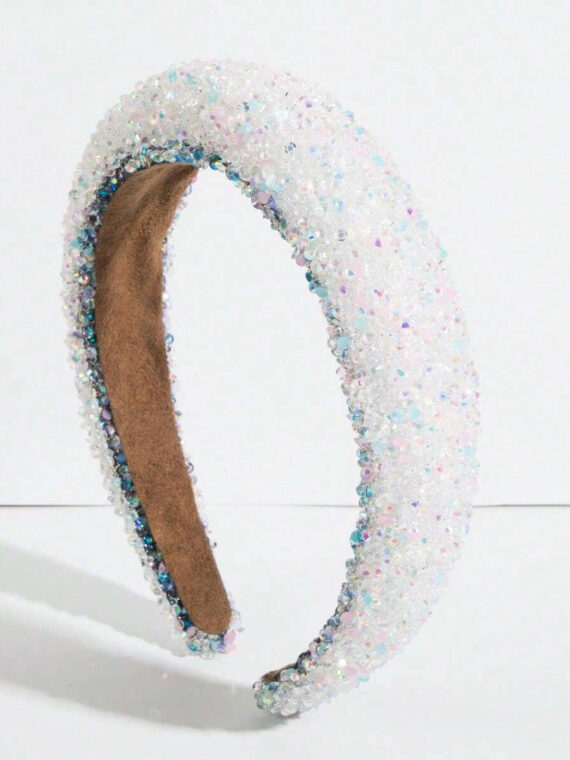 Bandeau tendance pour femme avec fausses perles