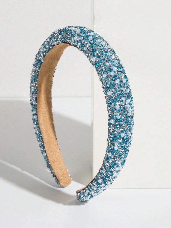 Bandeau tendance pour femme avec fausses perles