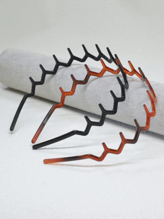 Bandeau à dents ondulées simple et tendance