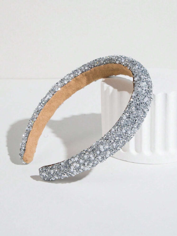 Bandeau tendance pour femme avec fausses perles