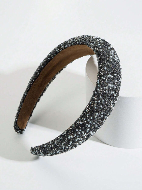 Bandeau tendance pour femme avec fausses perles