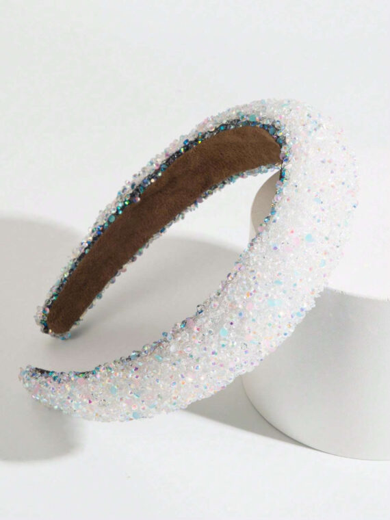 Bandeau tendance pour femme avec fausses perles