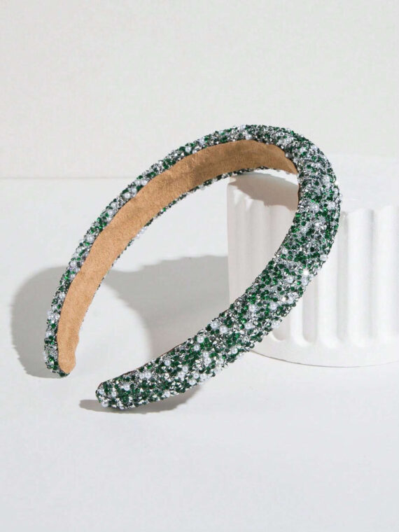 Bandeau tendance pour femme avec fausses perles