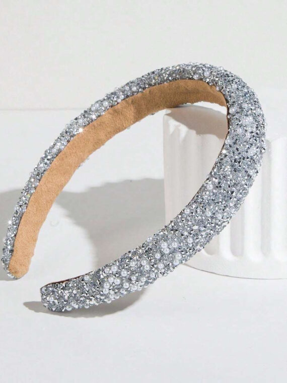 Bandeau tendance pour femme avec fausses perles