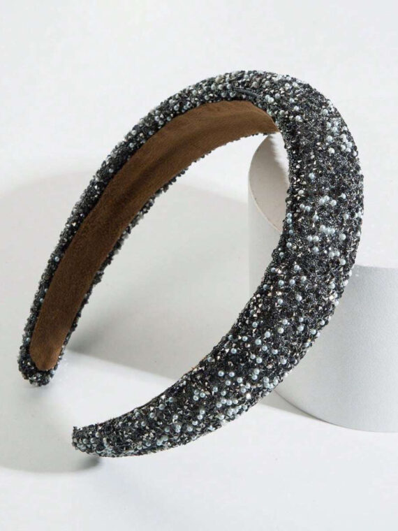 Bandeau tendance pour femme avec fausses perles