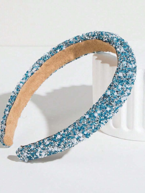 Bandeau tendance pour femme avec fausses perles