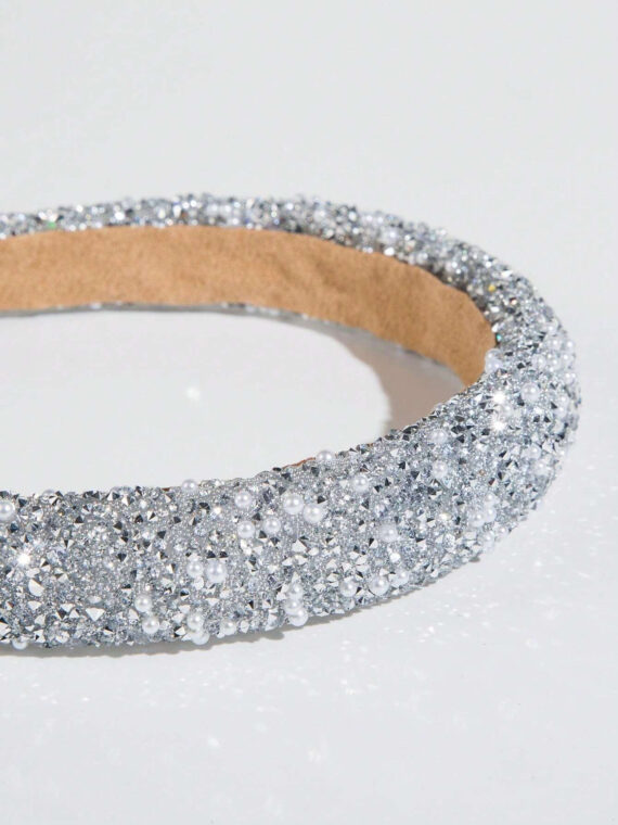 Bandeau tendance pour femme avec fausses perles