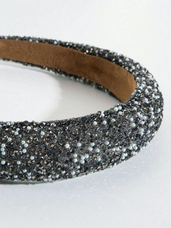 Bandeau tendance pour femme avec fausses perles