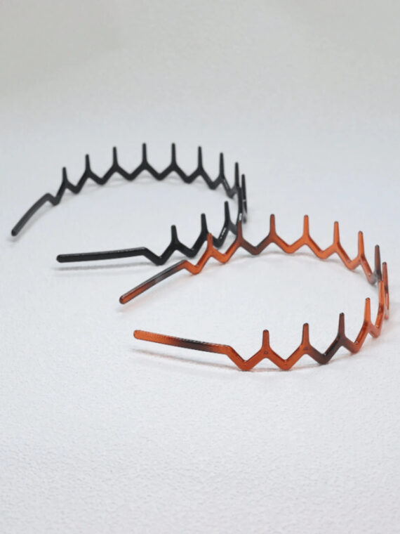 Bandeau à dents ondulées simple et tendance