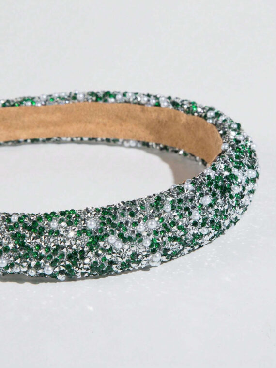 Bandeau tendance pour femme avec fausses perles